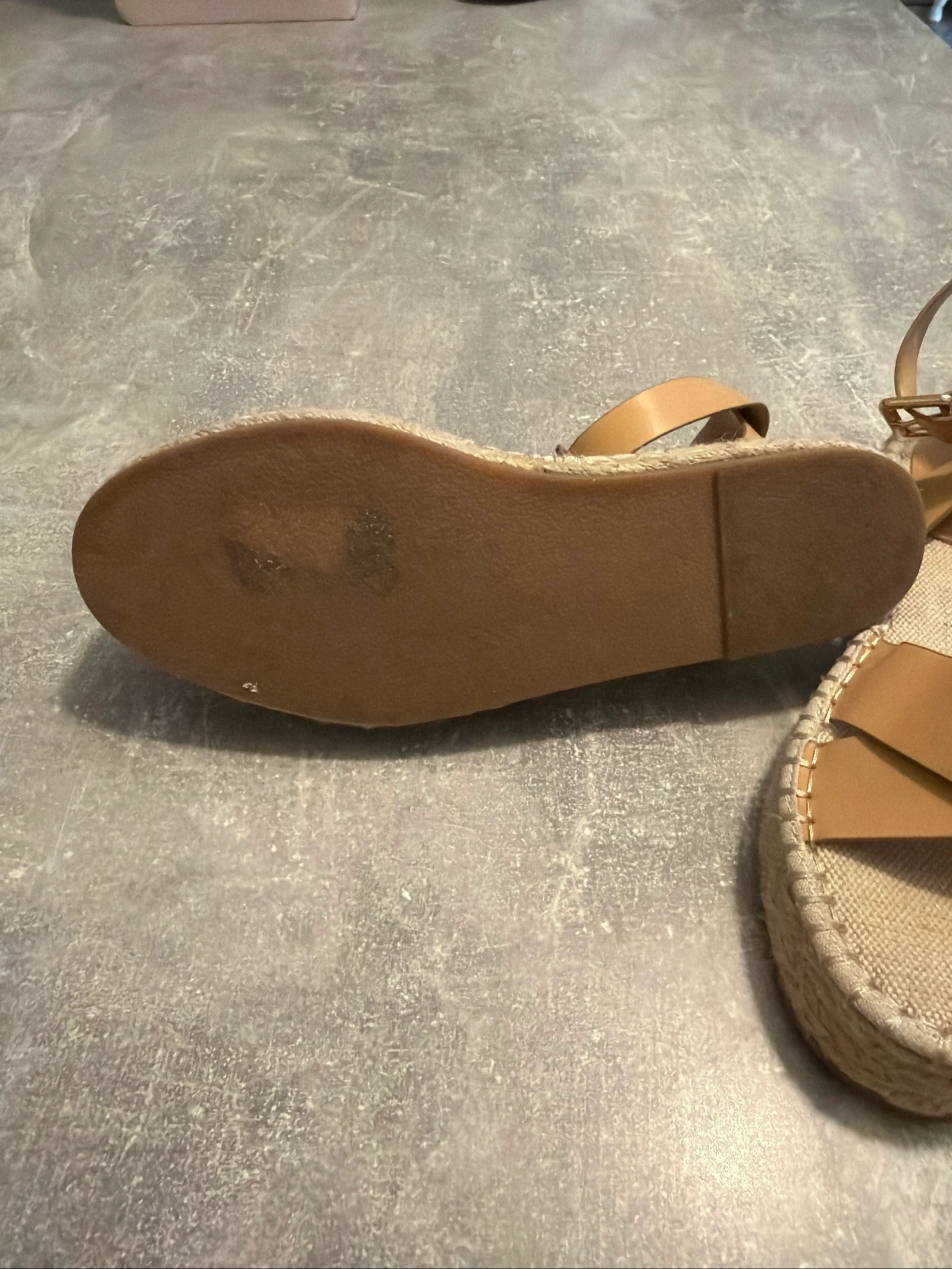 Sandale beige nude H&M taille 39 bon état – photo 4